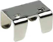[Mealoodiousmusea] Double Rope Clamps Nickelize Plated Iron Fastener Professional Metal Clips Rope Argent
