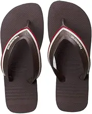 [havaianas] Men's New Hybrid Free Flip-Flop, Black, 7 US