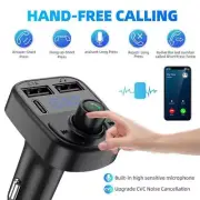 NEW Handsfree Bluetooth FM Transmitter Car Radio MP3 Charger Player Adapter X6R6