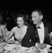 Actor Wendell Corey and wife Alice Wiley attend the re-opening of - 1957 Photo