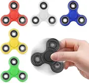 JPOSolar Fidget Spinners Toys 6 Pack,Sensory Hand Fidget Pack Bulk,Anxiety Toys Stress Relief Reducer,Party Favors for Kids/Adults Valentines Gift,Goodie Bag Stuffers, Kids Classroom Prizes