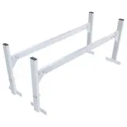 VEVOR Van Roof Ladder Rack, 2 Bars Aluminum Alloy Roof Ladder Racks, 181 kg C...