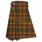 Scottish Traditional County Londonderry Handmade 8-yard Tartan Kilt for Men