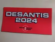 Ron Desantis 2024 Presidential Candidate Never Back Down Bumper Sticker