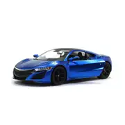 Maisto Licensed 1:24 Scale Accura Honda NSX Coupe 2018 Diecast Toy Car Blue