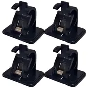 Wall Curtain Hanging Clip Towel Hook Nail free Adjustable Rod Bracket Holders