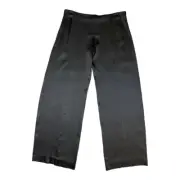NEW Narciso Rodriguez x Zara Women’s XXL Black Wide Leg Satin Pants NWT