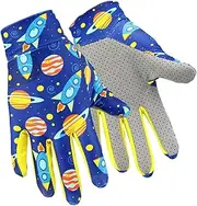 [Generic] Kids Gloves - Breathable Ice Silk UV Protection Gloves,Kids Antiskid Gloves Sunproof for Outdoor Sports Running