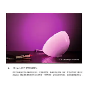 飛利浦 PHILIPS Hue智慧照明系列 PH006 全彩情境 Hue Go情境燈 藍牙版