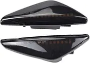 Pizgear 2Pcs Dynamic Light Car Side Marker Lights Repeater Signal Lights, for BMW, X3 F25 X5 E70 X6 E71 E72 2007-2019 Flowing Mirror Indicators