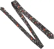 [SAFIGLE] Musical Notes Tie for Men Unique Satin Music Themed Necktie Eye Catching Design for Formal Occasions Accessory for Dance Parties and Music Lovers