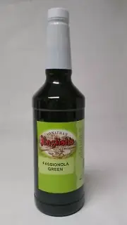 Jonathan English FASSIONOLA GREEN Original Tropical Tiki Drink Mixer Syrup