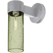 Besa Lighting JUNI10MS-WALL-SL Juni 10 1 Light 12 inch Silver Outdoor Sconce