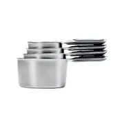 4pc Oxo Good Grips Stainless Steel Food Cooking/Baking Measuring Cup Set Silver
