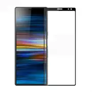 4PCS 9H 2.5D Full Screen Tempered Glass Film for Sony Xperia 10 Plus (Black)