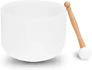 zolyet 440HZ Crystal Struck Bowl Ritual Music Yoga Singing Bowls Percussion Instruments Note F