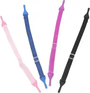 [iplusmile] 4pcs Boys and Girls Eyeglass Straps Micro Cord Anti-slip Adjustable Glasses Lanyards for Children