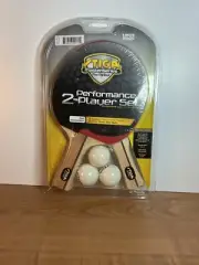 New STIGA Master Series 2-Player Table Tennis Set Rec Quality 2 Paddles 3 Balls