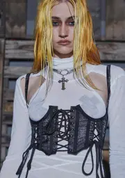 [DARKER WAVS] Flanger Organza Underbust Corset