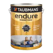 Taubmans 10L White Matt Endure Interior Wall Paint