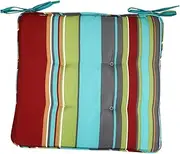 BESPORTBLE Outdoor Chair Cushions Striped Memory Seat Pads for Office Dining Car and Patio Use Machine Washable Quick Drying Comfortable Versatile