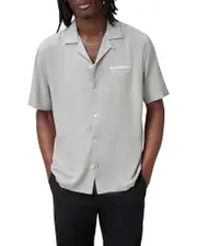 Allsaints Underground Short Sleeved Relaxed Fit Shirt