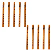 10-Pack Chinese Traditional 6-Hole Bamboo Flute Recorder Clarinet Student9750