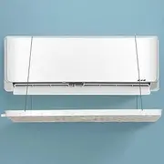 Air Conditioner Drip Pan, Plastic Plant Saucer Stand，Internal and External Unit Water Tray, for Indoor/Outdoor Split Air Conditioner Heat Pump Systems(91.5x4.2x3cm-Hose 300cm)