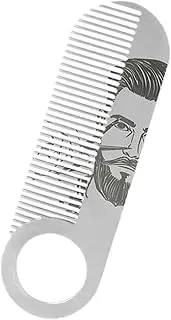 GkgWuxf Mustache Comb | Small Mustache Styling Brush | Portable Ergonomic Shaping Tool, Double-Purpose Hair Detailing Brush for Men Birthday Holiday
