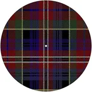 Slipmat Slip Mat Scratch Pad Felt for Any 12" LP DJ Vinyl Turntable Record Player Custom Graphical - Tartan - Macpherson