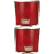 Pair of Tail Light Lens Fits Chevrolet R10 Suburban Scottsdale 1988 By GM2806901