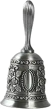 1PC Retro Alloy Hand Bell Decorative Call Bell for Home Restaurant and Bar with Design