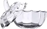 Glass Jar with Cover Wedding Candy Snack Fruit Bowl Organizer Canisters for Halloween Table Centerpieces