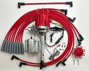 CADILLAC 429 1966-1967 RED Small Cap HEI Distributor + 60K COIL + Plug Wire USA