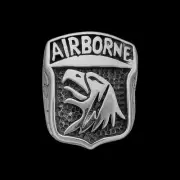 Airborne Ranger Ring, 925 Sterling Silver Ring, R54 Ring, Size 10 Ring, G&S...