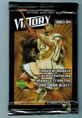 2003-04 UPPER DECK VICTORY BASKETBALL CARD PACK-LEBRON ROOKIE-JORDAN KOBE?+BONUS