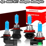 4x 9005 + H11 Halogen Headlight Globes 4200K For Toyota Aurion 2006-2012 (for: Bentley)