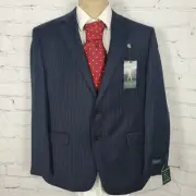 Lauren Ralph Lauren Men's Size 42 S Navy Striped UltraFlex Suit Blazer Jacket