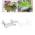 Hanging Railing Planters Railing Flower Holder Iron Rack Practical Art Rack
