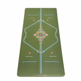 Liforme 經典瑜珈墊-心靈花園限定版-橄欖綠 Mindful Garden Yoga Mat