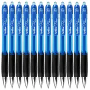 Artline Box 12 Flow Retractable Ballpoint Pen (Blue)
