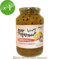 在飛比找PChome24h購物優惠-《柚和美》韓國蜂蜜百香果柚子茶沖泡果醬(1kg/罐)