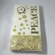 Cypress Home Starlit Winter Peace Guest Towels Buffet Napkins 15 Count