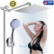 Sistema De Cabezal Ducha Regaderas Con Manguera Para Baño Modernas Lluvia 12inch