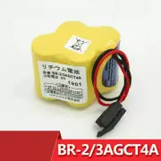 Lot BR-2/3AGCT4A 6V PLC Battery For FANUC A98L-0031-0025 CNC Mahine Black Plug