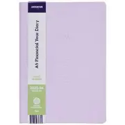 J.Burrows A5 Week-To-View Embossed Diary FY25/26 Pink