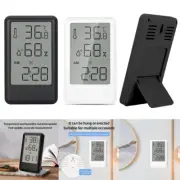 Digital LCD Thermometer Humidity Meter Room Temperature Indoor Hygrometer Clock