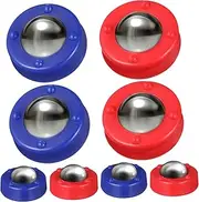 GLSTOY Family Shuffleboard Game Toys 16pcs Rolling Beads Sliding Balls for Shuffleboard Colorful Mini Balls for Kids Adults