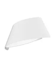 Curvo LED Exterior Wall Light - Matt White