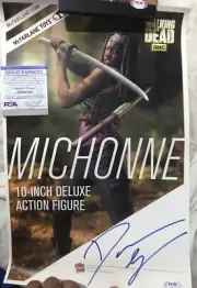 Danai Gurira Signed NYCC The Walking Dead Exclusive McFarlane Figure Poster PSA!